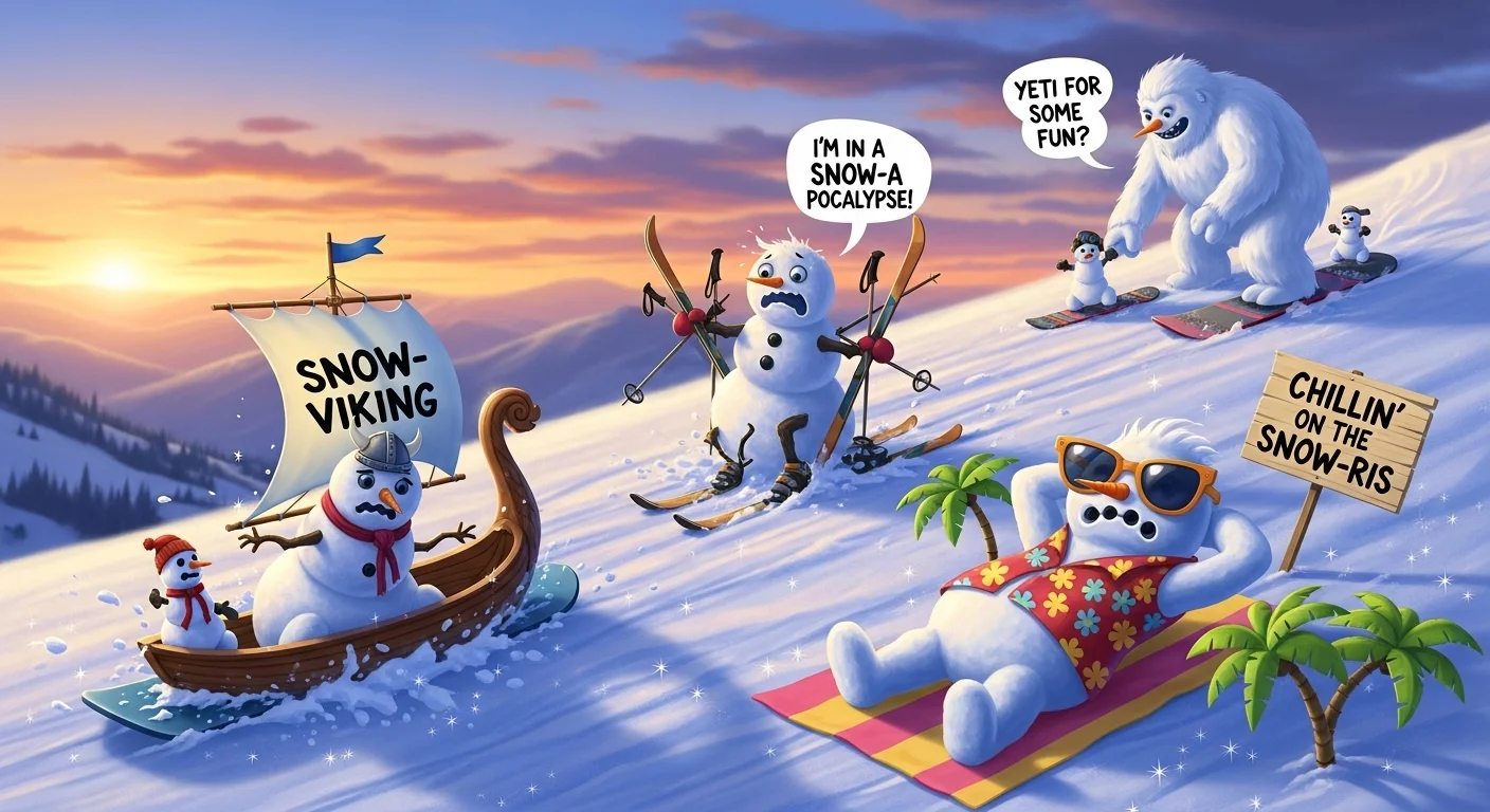 Classic Snowboarding Puns