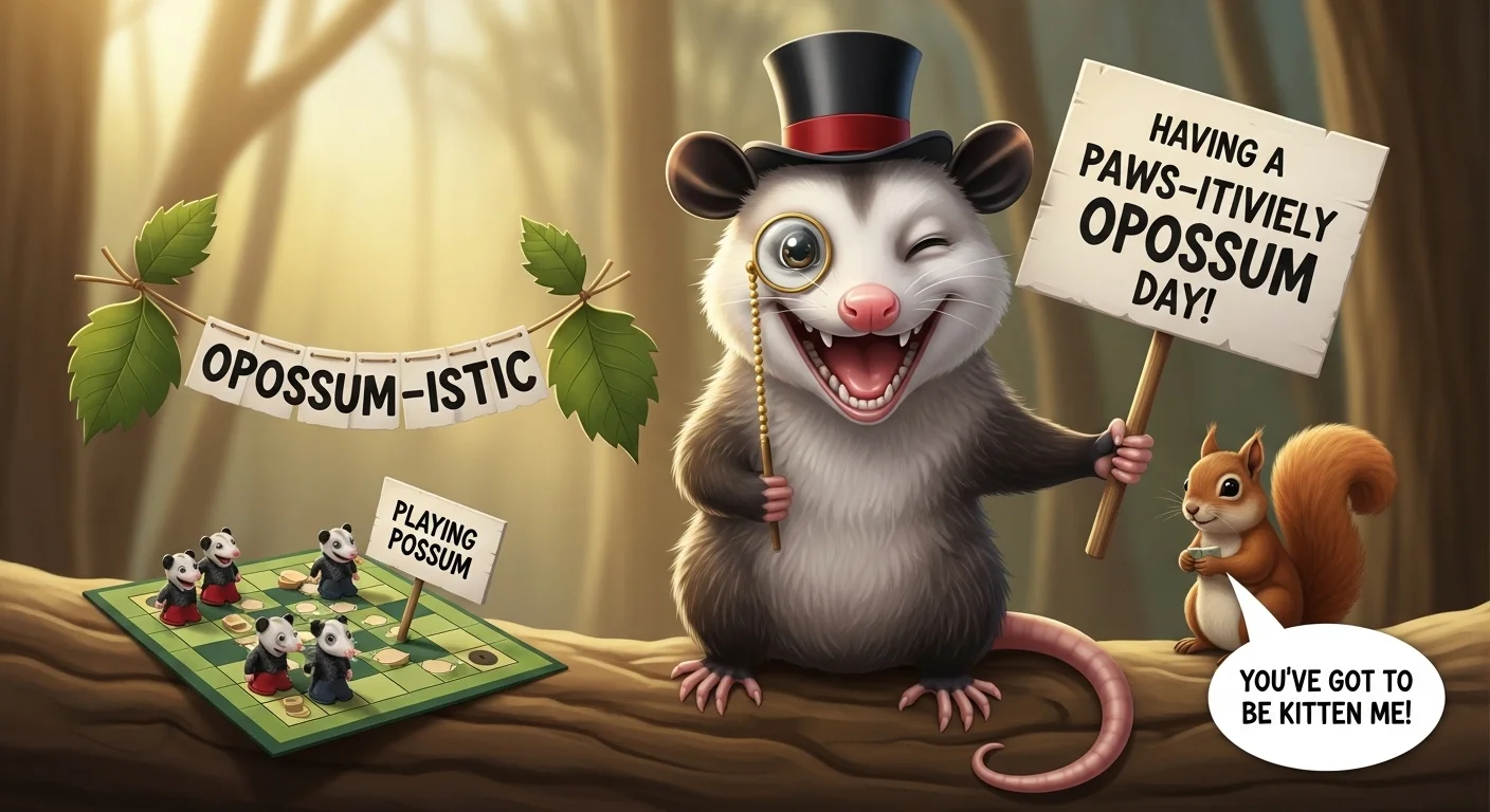Cute Possum Puns