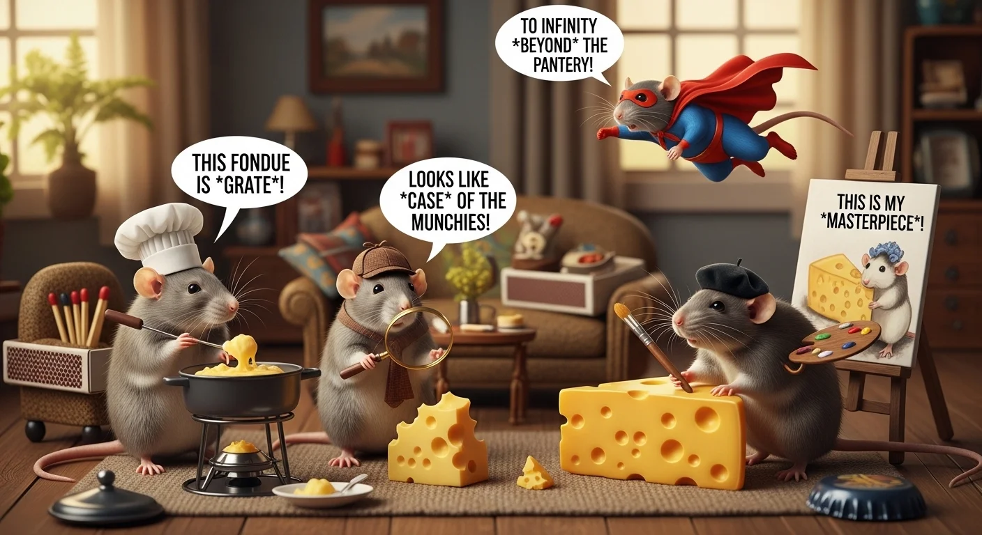 Cute Rats Puns