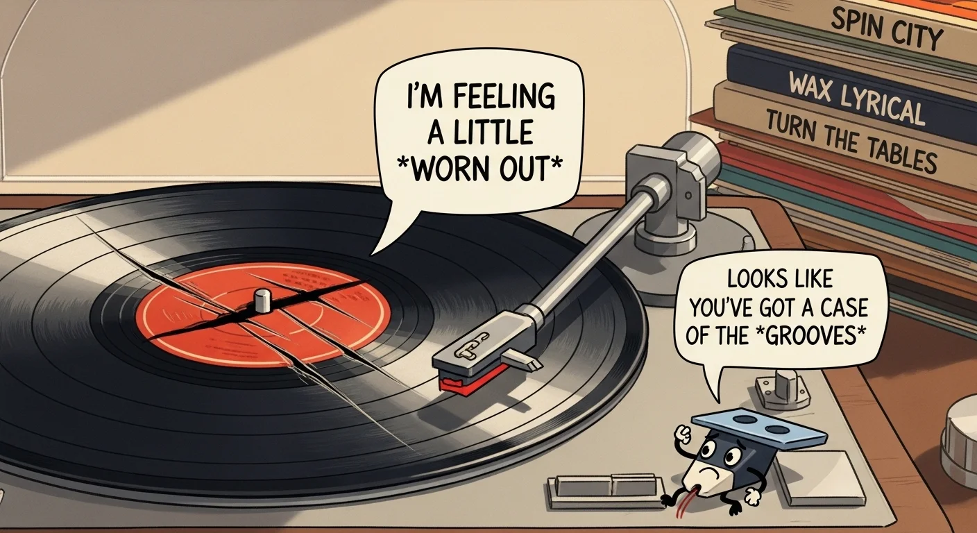 Funny Record Caption Puns