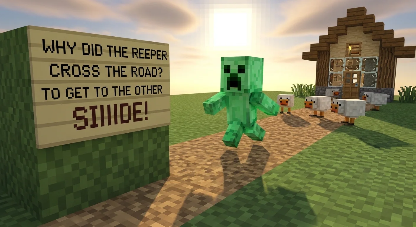 Minecraft Building & Crafting Jokes