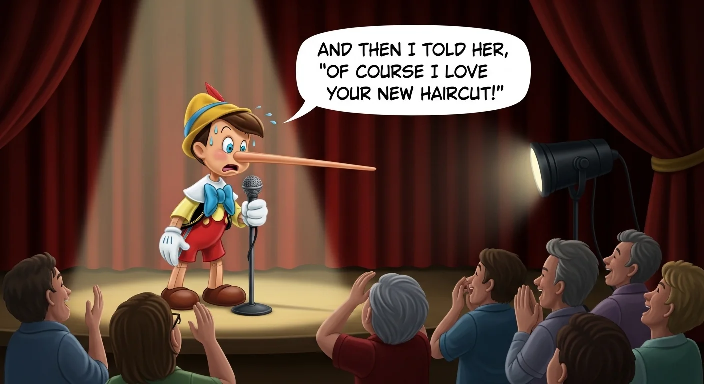 Slightly Savage Pinocchio Humor
