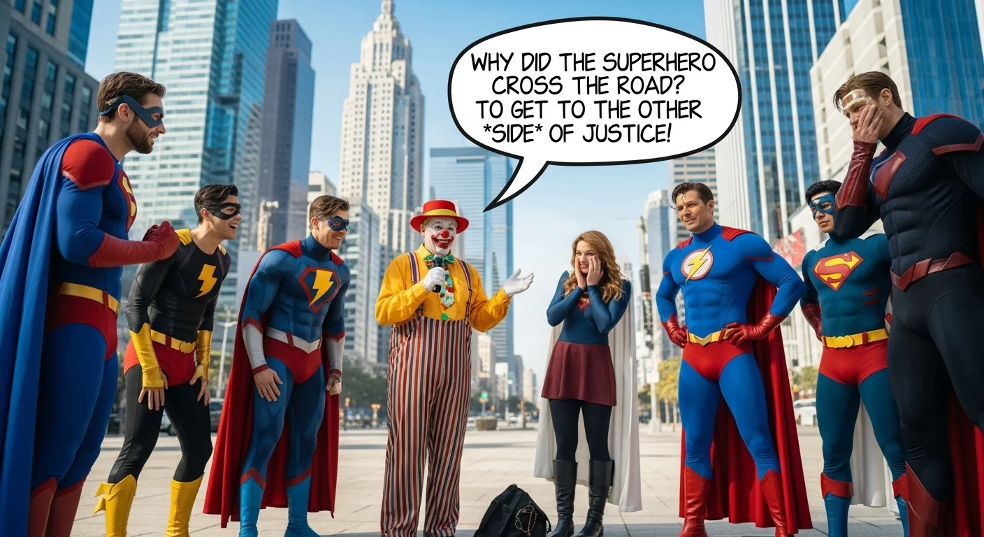 Slightly Savage Superhero Humor