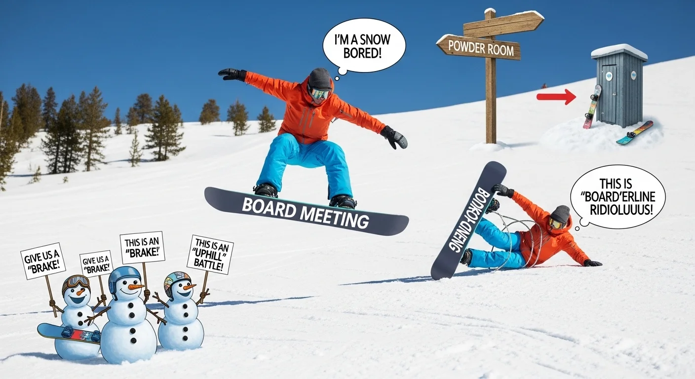 Snowboarding Lifestyle Jokes