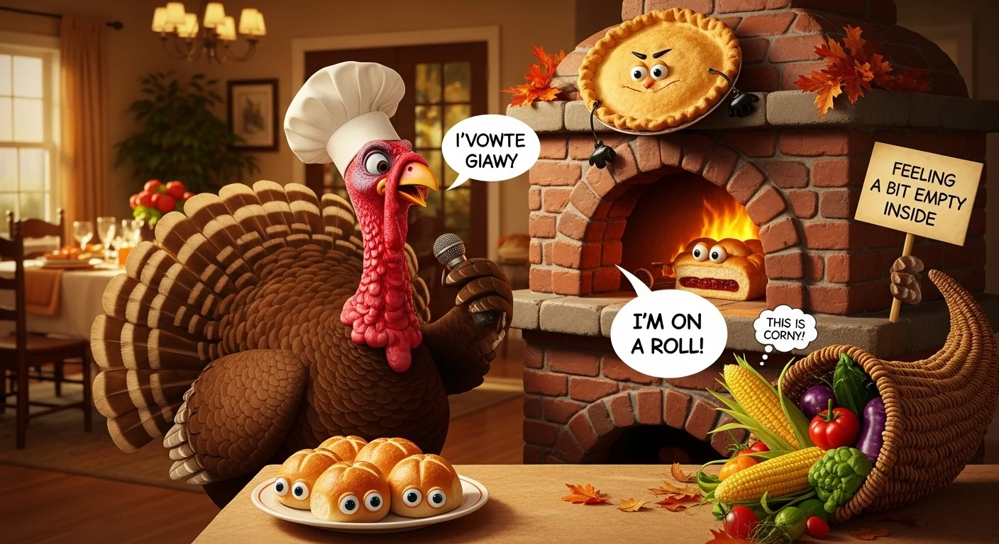 Thanksgiving Caption Puns