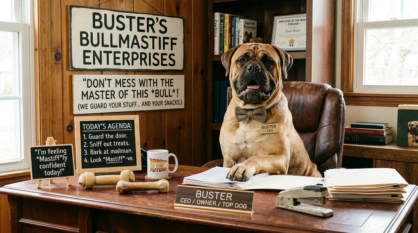 Big & Bold Bullmastiff Puns