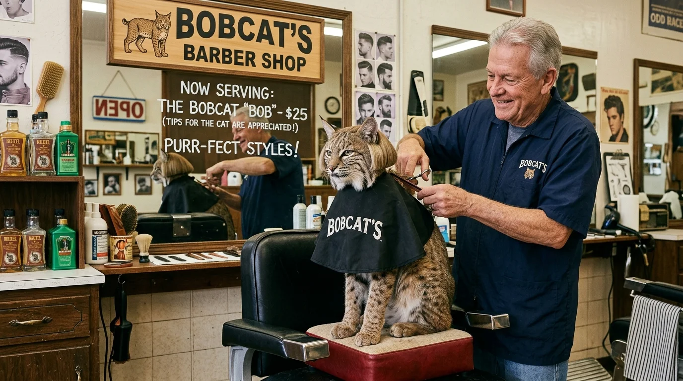 Bobcat Caption Puns