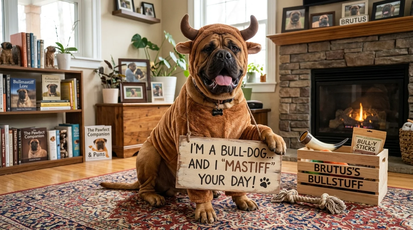Cheesy Bullmastiff Puns
