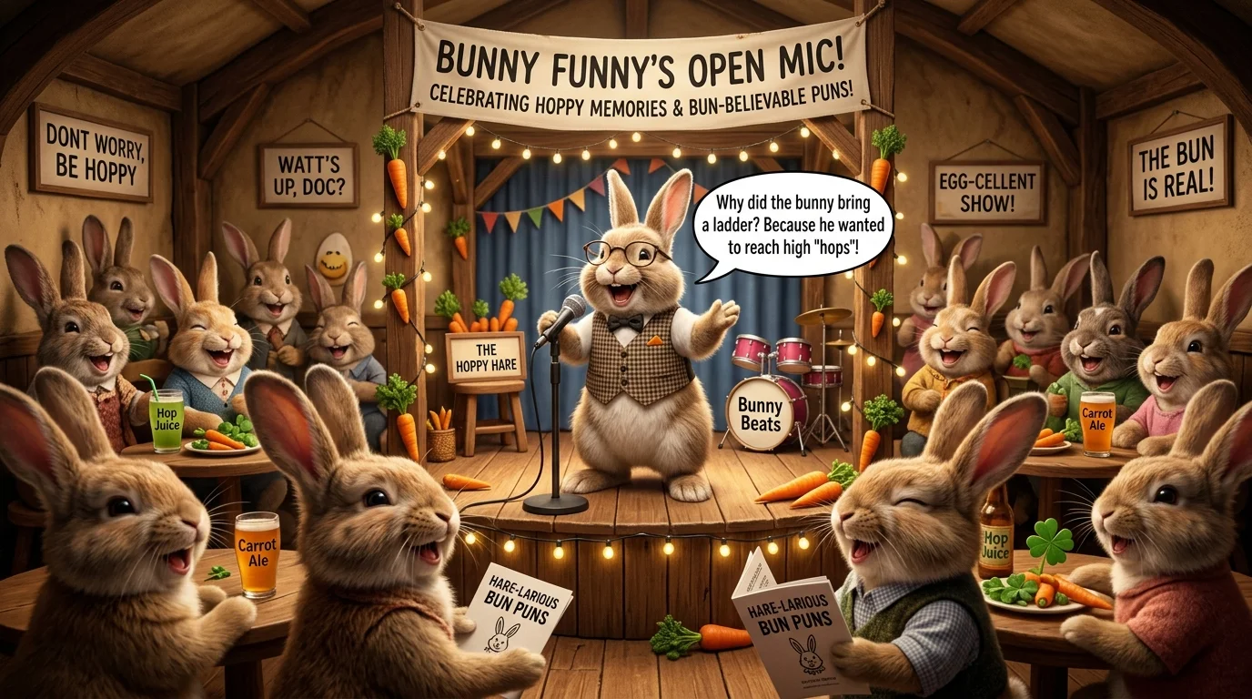 Cheesy Bunny Puns