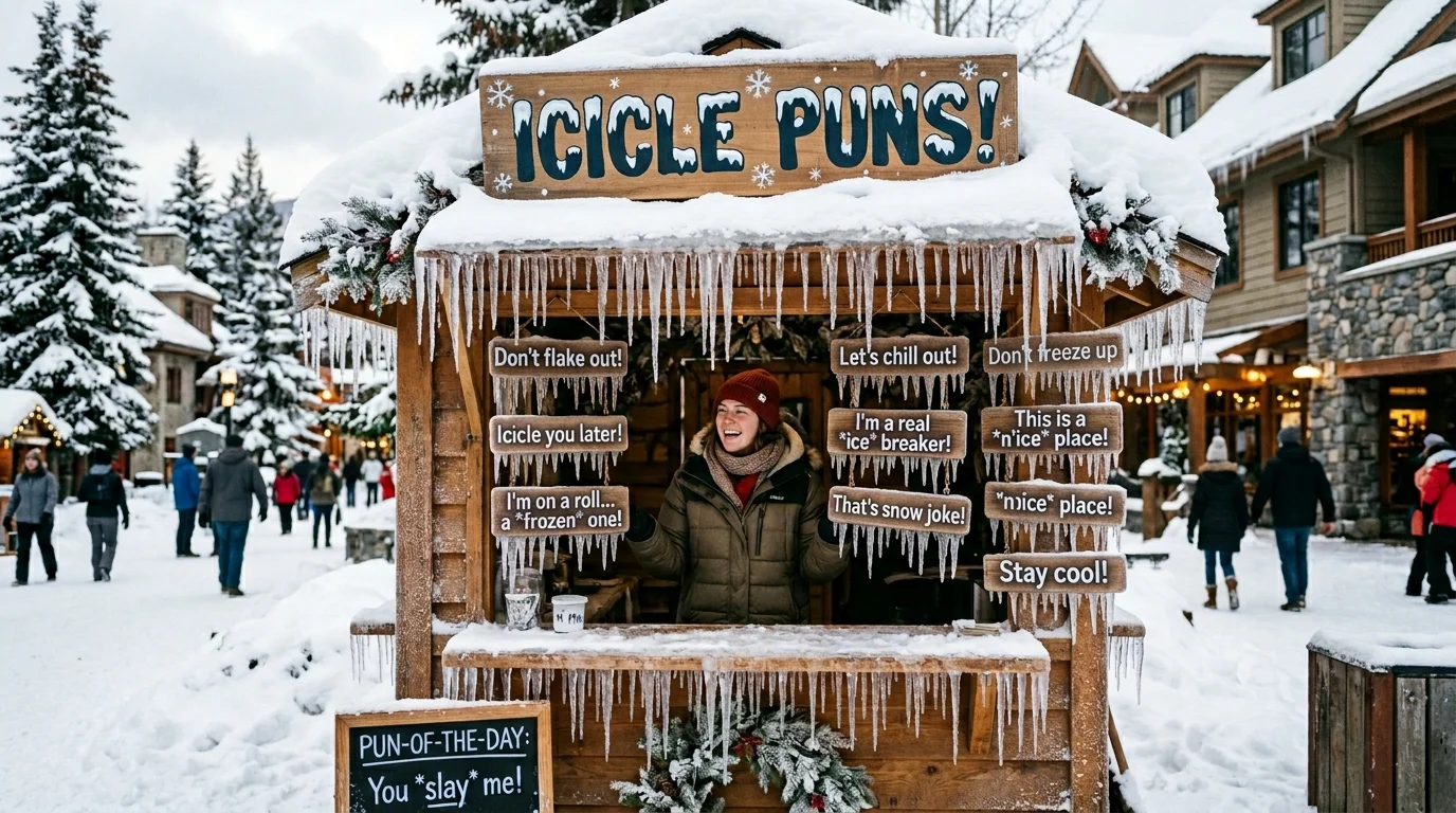 Cheesy Icicle Puns