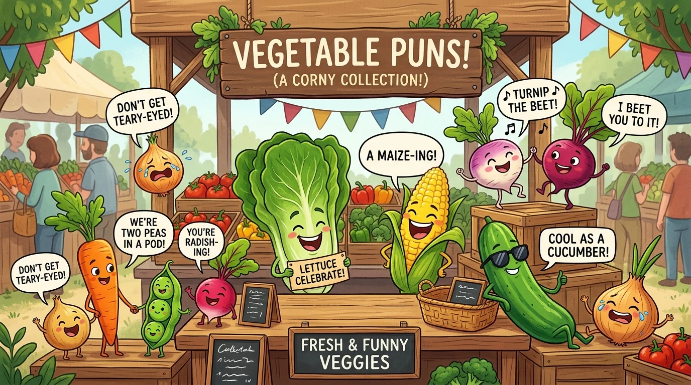 Cheesy Vegetable Puns