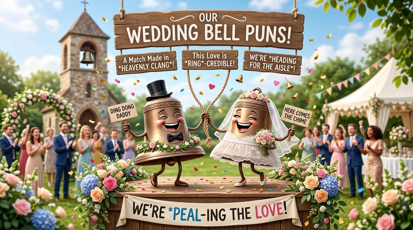 Cheesy Wedding Bells Puns