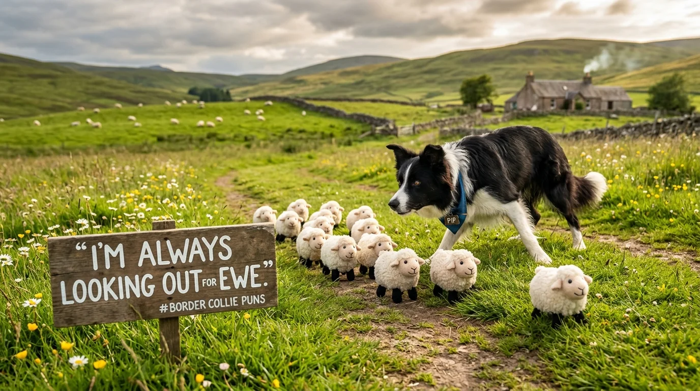 Classic Border Collie Puns