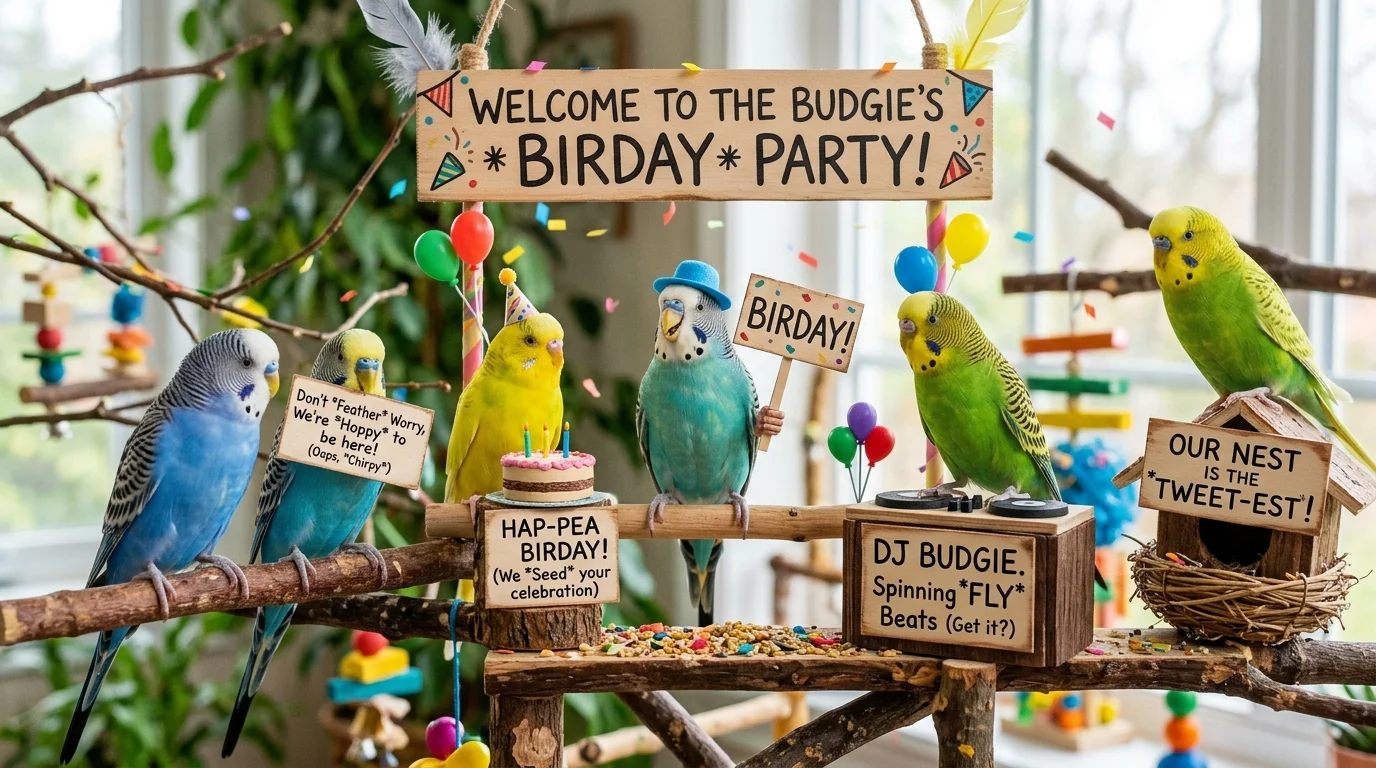 Classic Budgie Puns