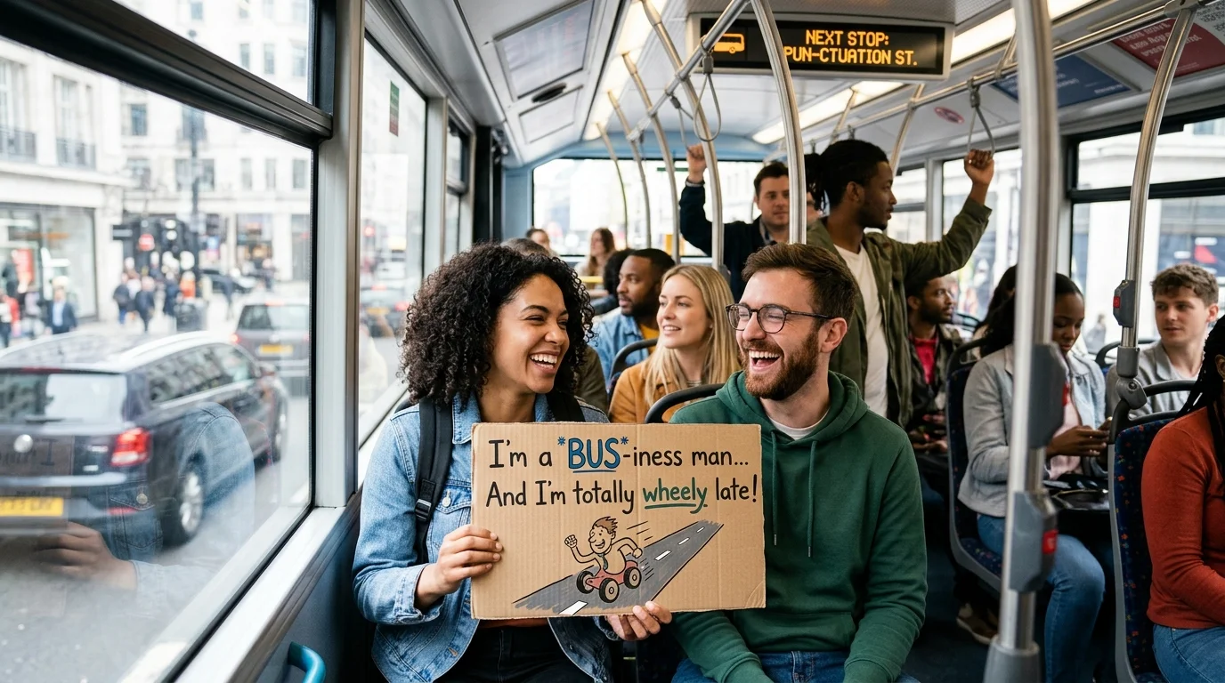Classic Bus Puns