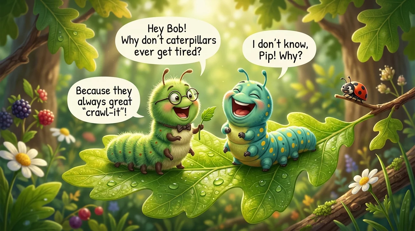 Classic Caterpillar Jokes