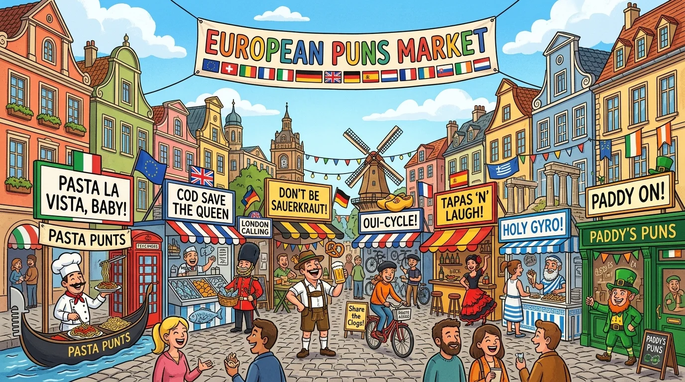 Classic Europe Puns