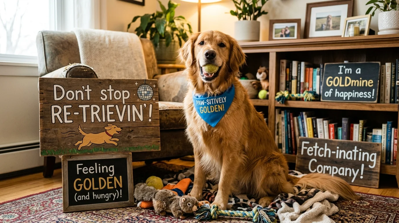 Classic Golden Retriever Puns