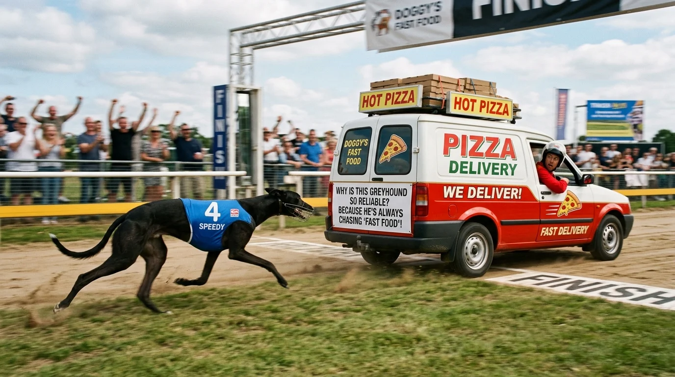 Classic Greyhound Puns