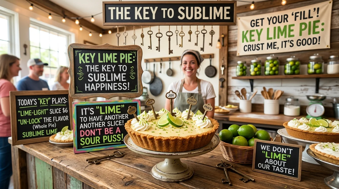 Classic Key Lime Pie Puns