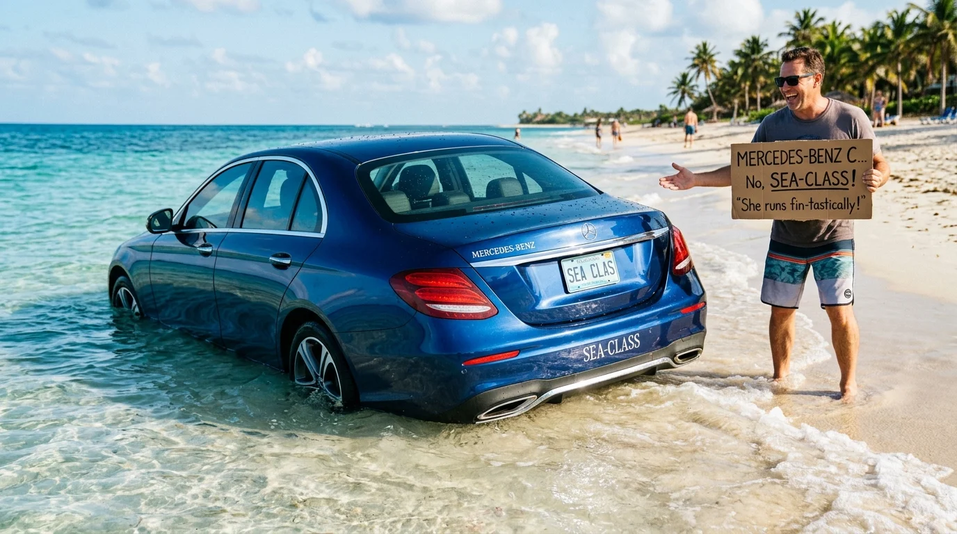 Classic Mercedes Puns