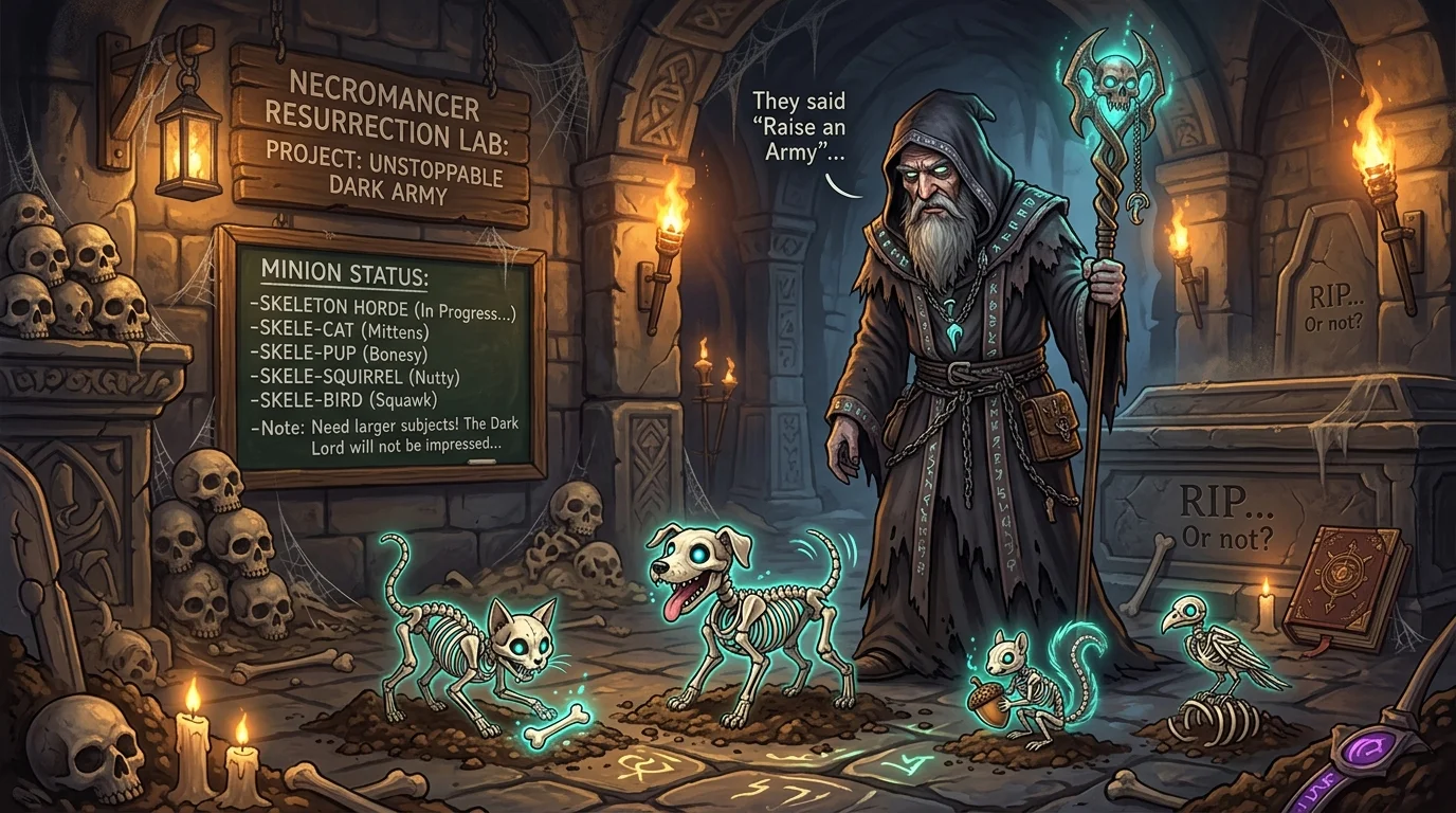 Classic Necromancer Jokes