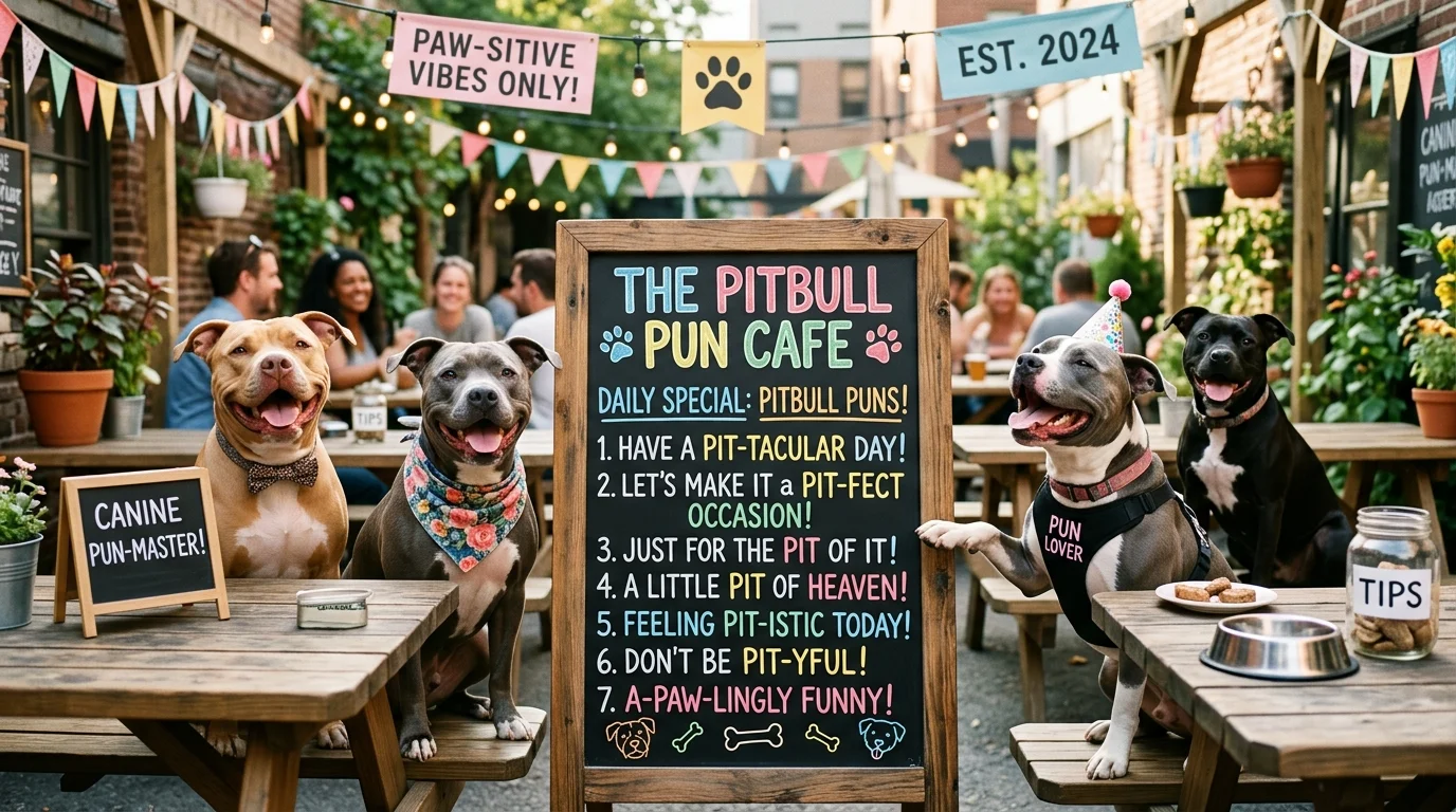 Classic Pitbull Puns