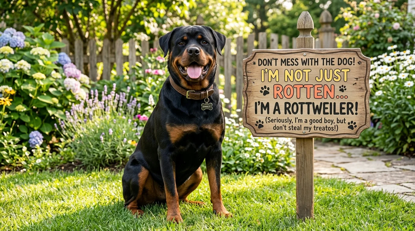 Classic Rottweiler Puns