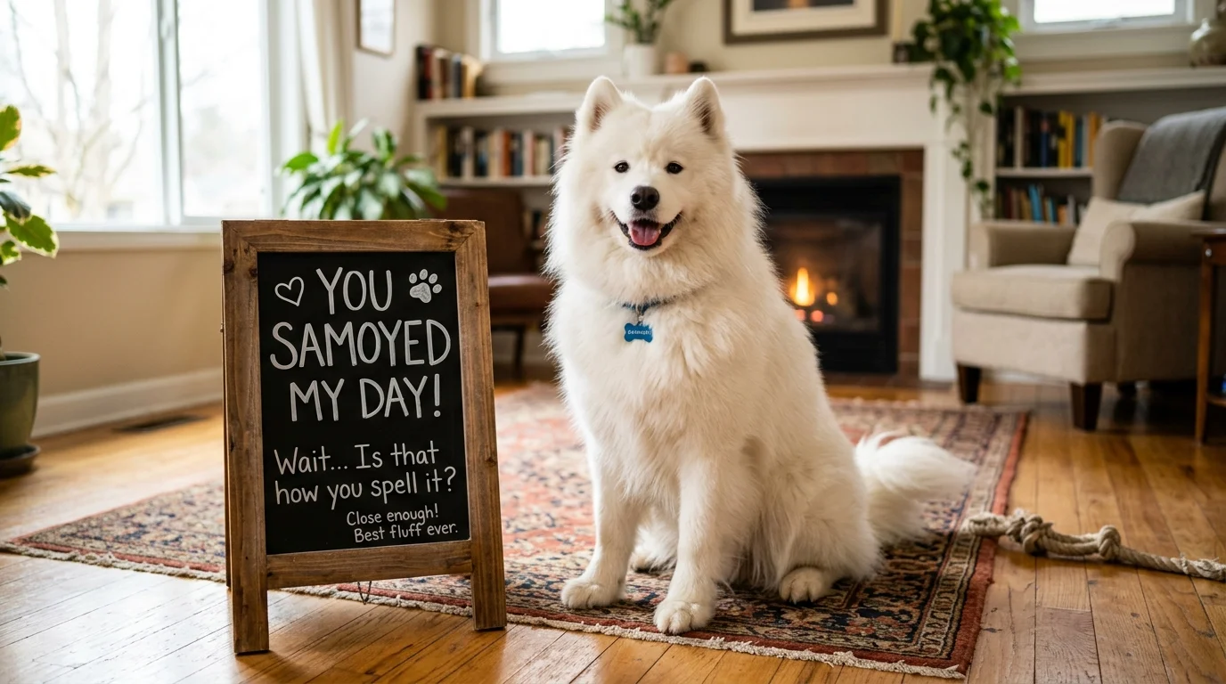 Classic Samoyed Puns