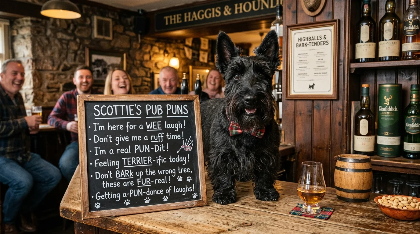 Classic Scottish Terrier Puns