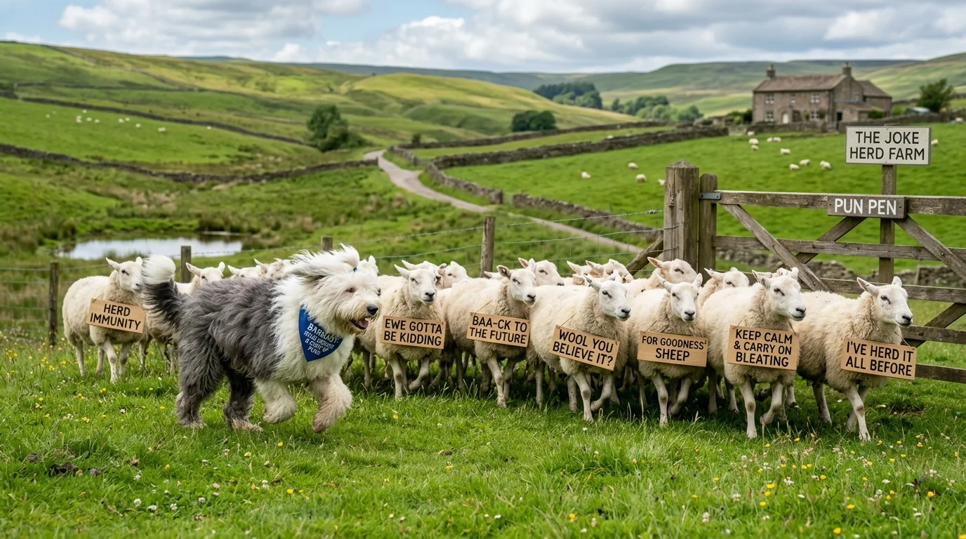 Classic Sheepdog Puns