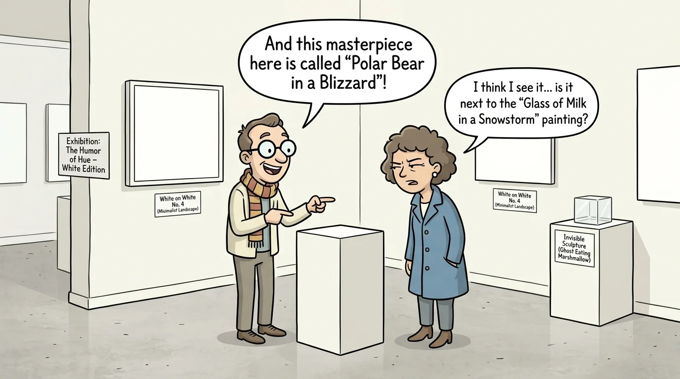 Classic White Colour Jokes