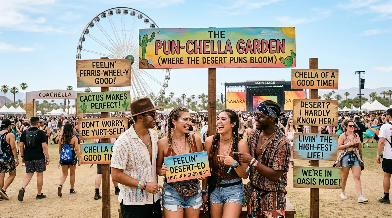 Flirty Coachella Puns