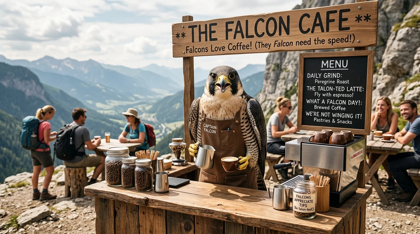 Flirty Falcon Puns