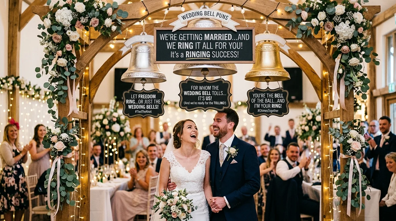 Funny Wedding Bells Puns
