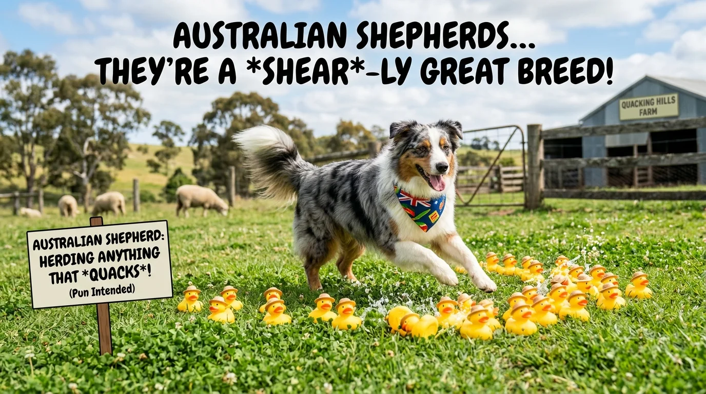 Savage Australian Shepherd Puns