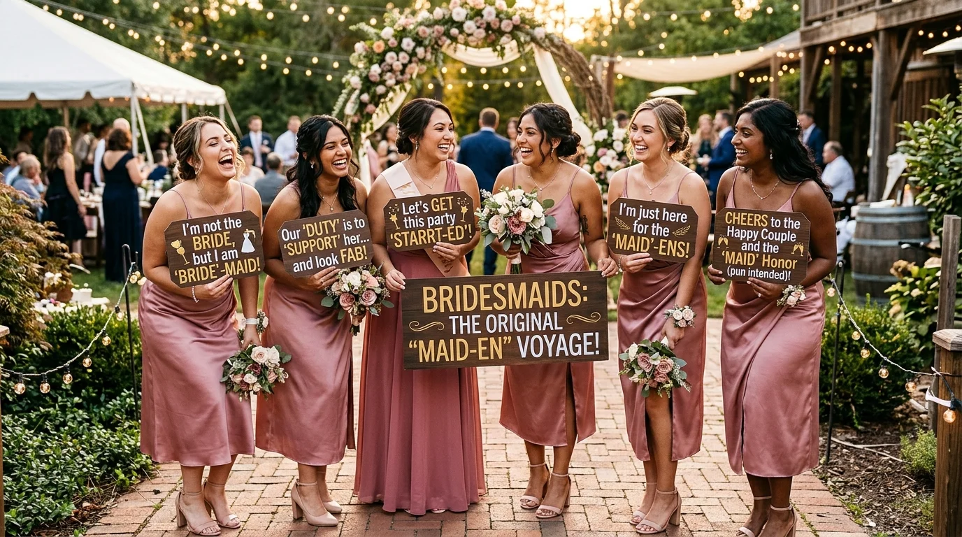 Savage Bridesmaids Puns