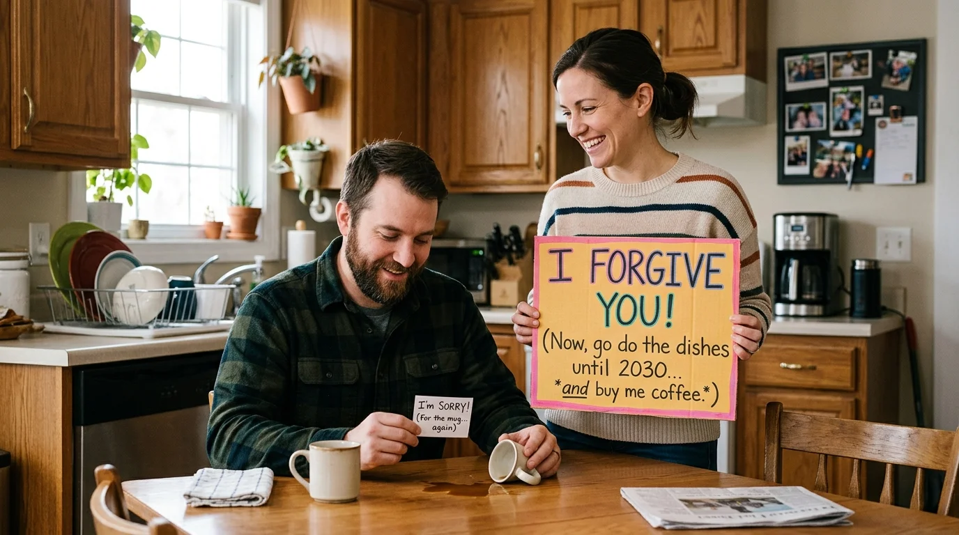 Savage Forgiveness Jokes
