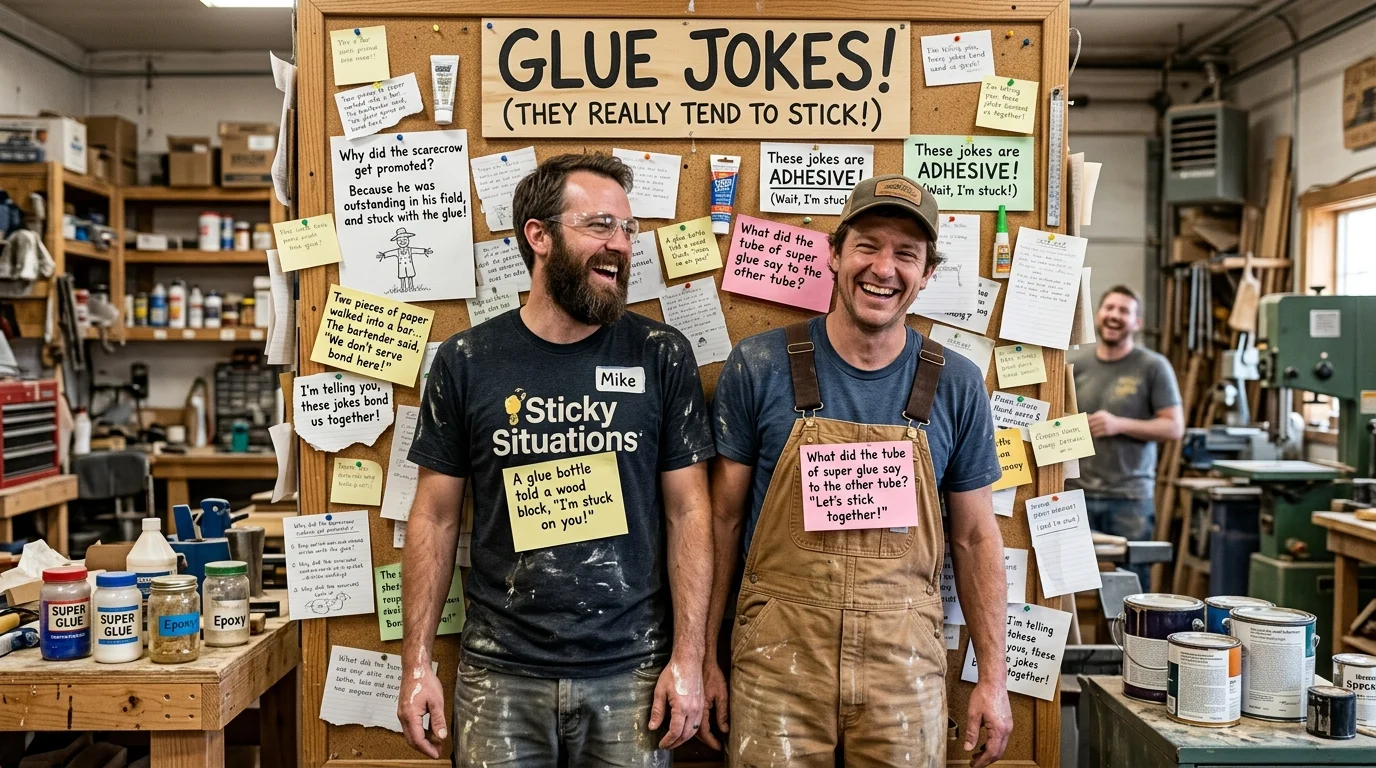 Savage Glue Jokes
