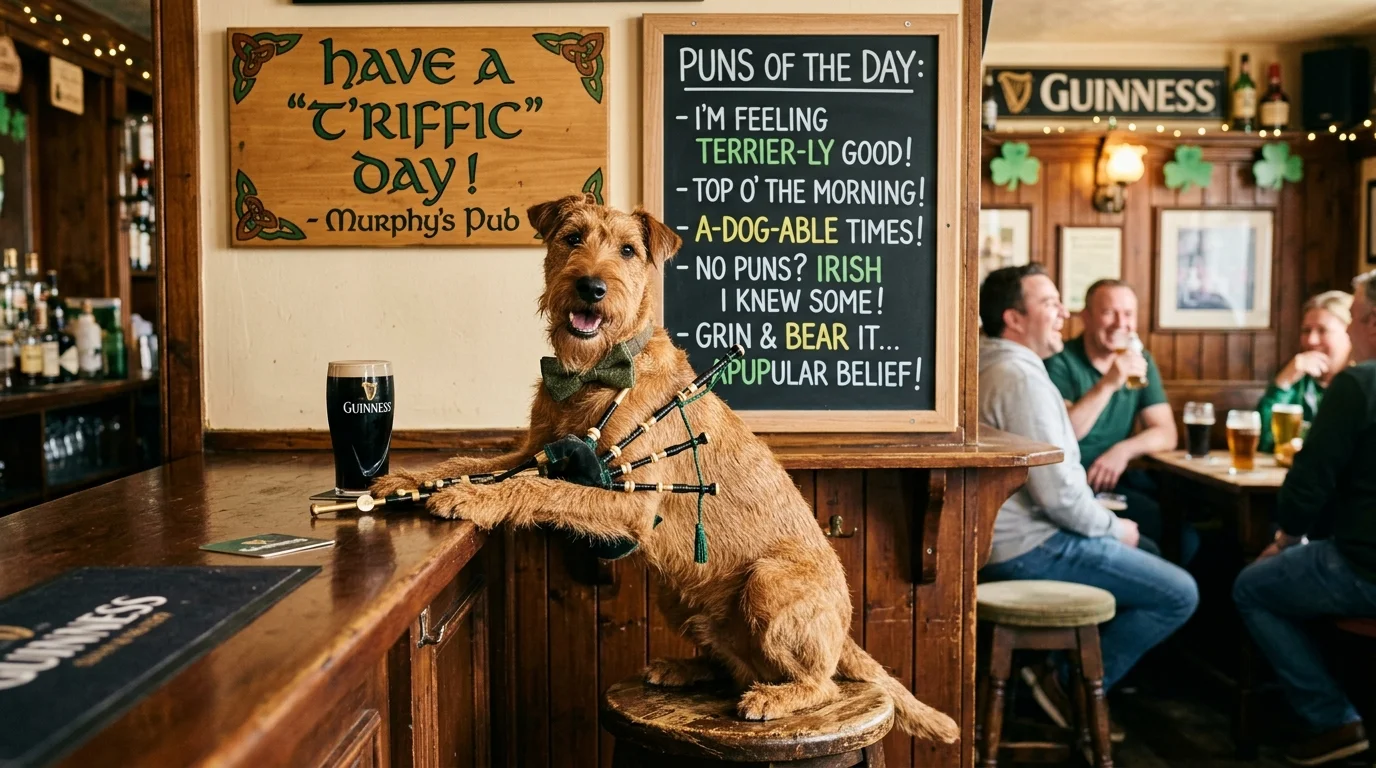Savage Irish Terrier Puns