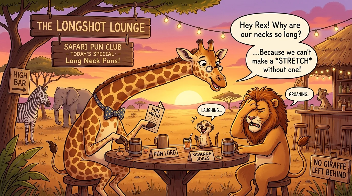 Savage Long Neck Puns