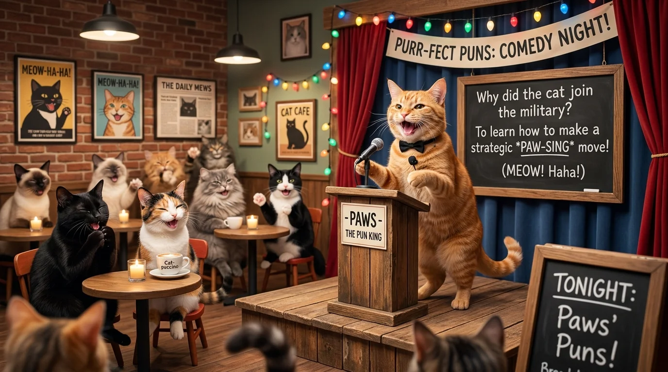 Savage Meow Puns