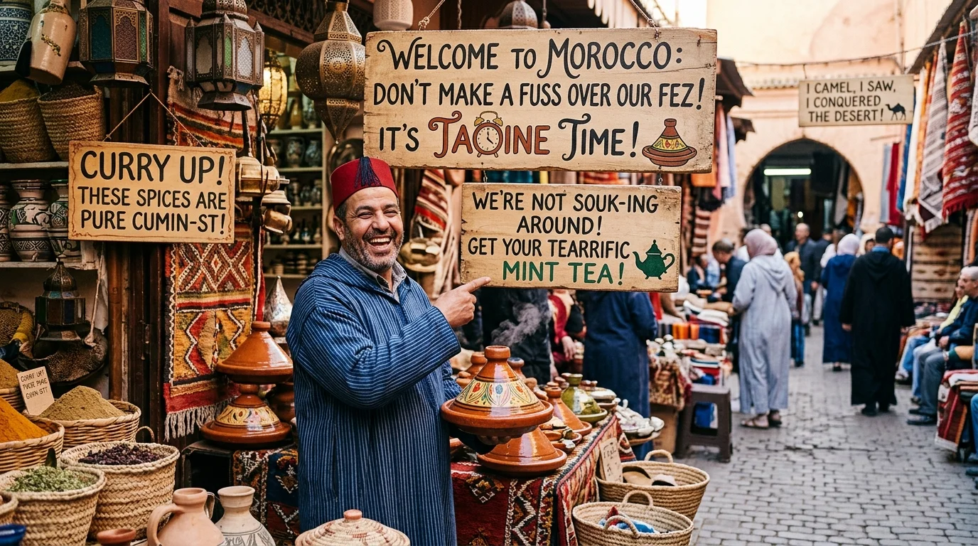 Savage Morocco Puns