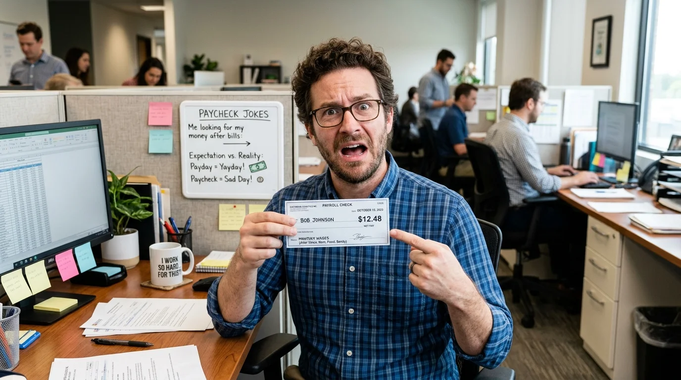 Savage Paycheck Jokes