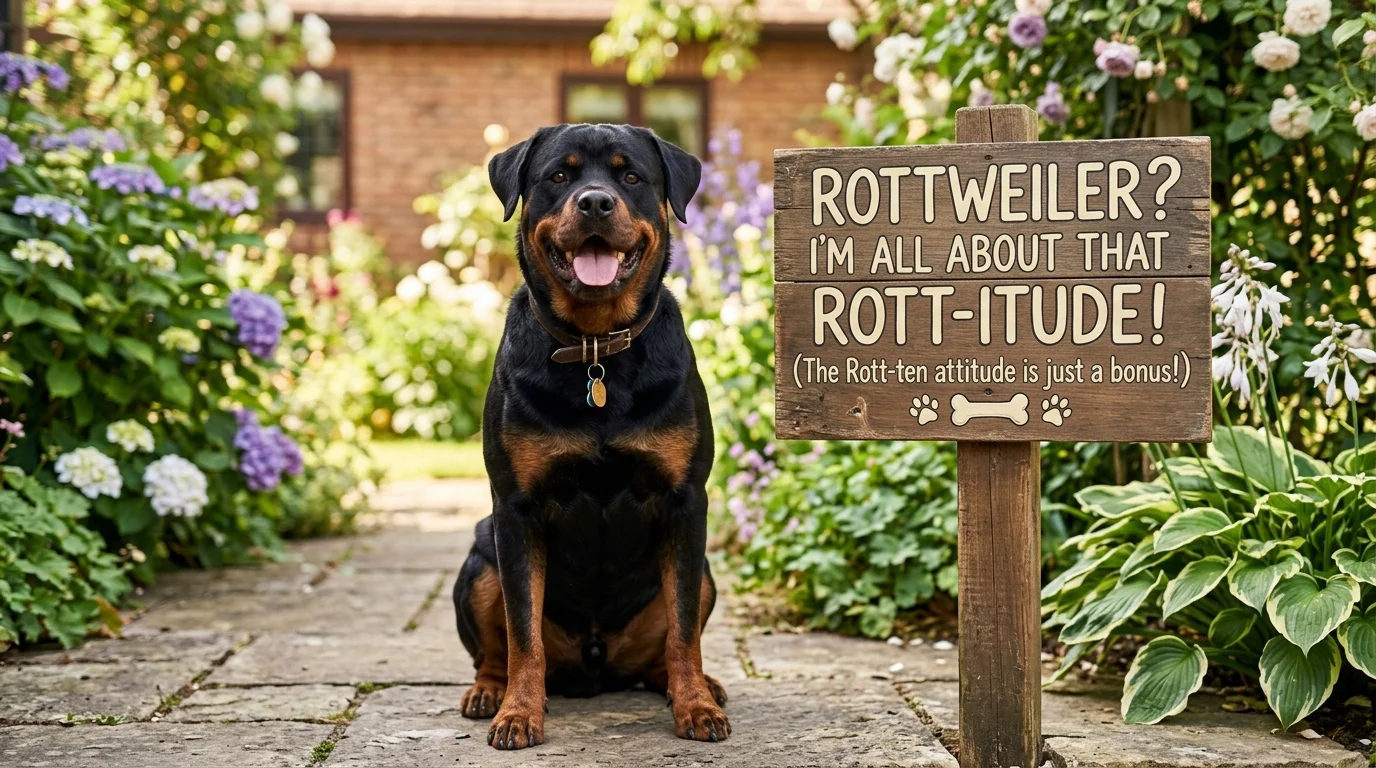 Savage Rottweiler Puns