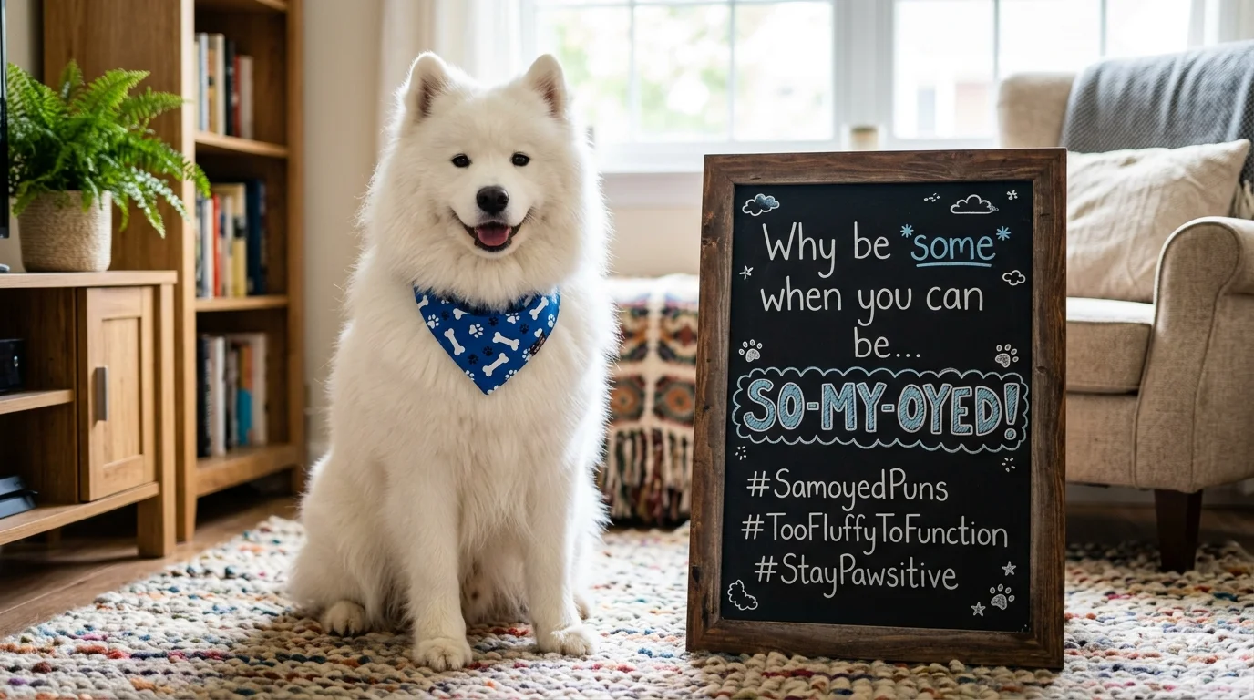 Savage Samoyed Puns