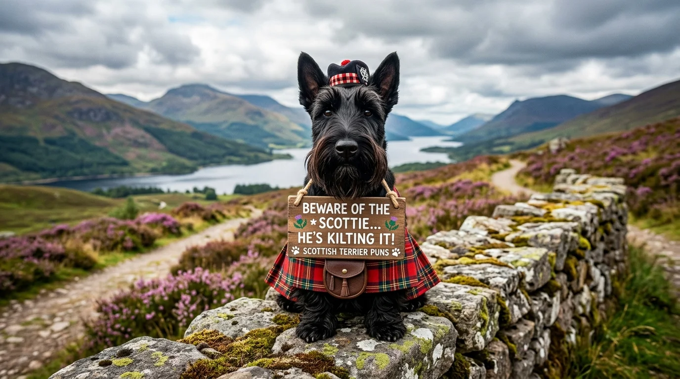 Savage Scottish Terrier Puns