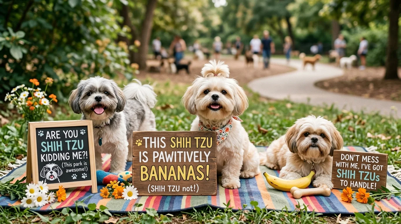 Savage Shih Tzu Puns