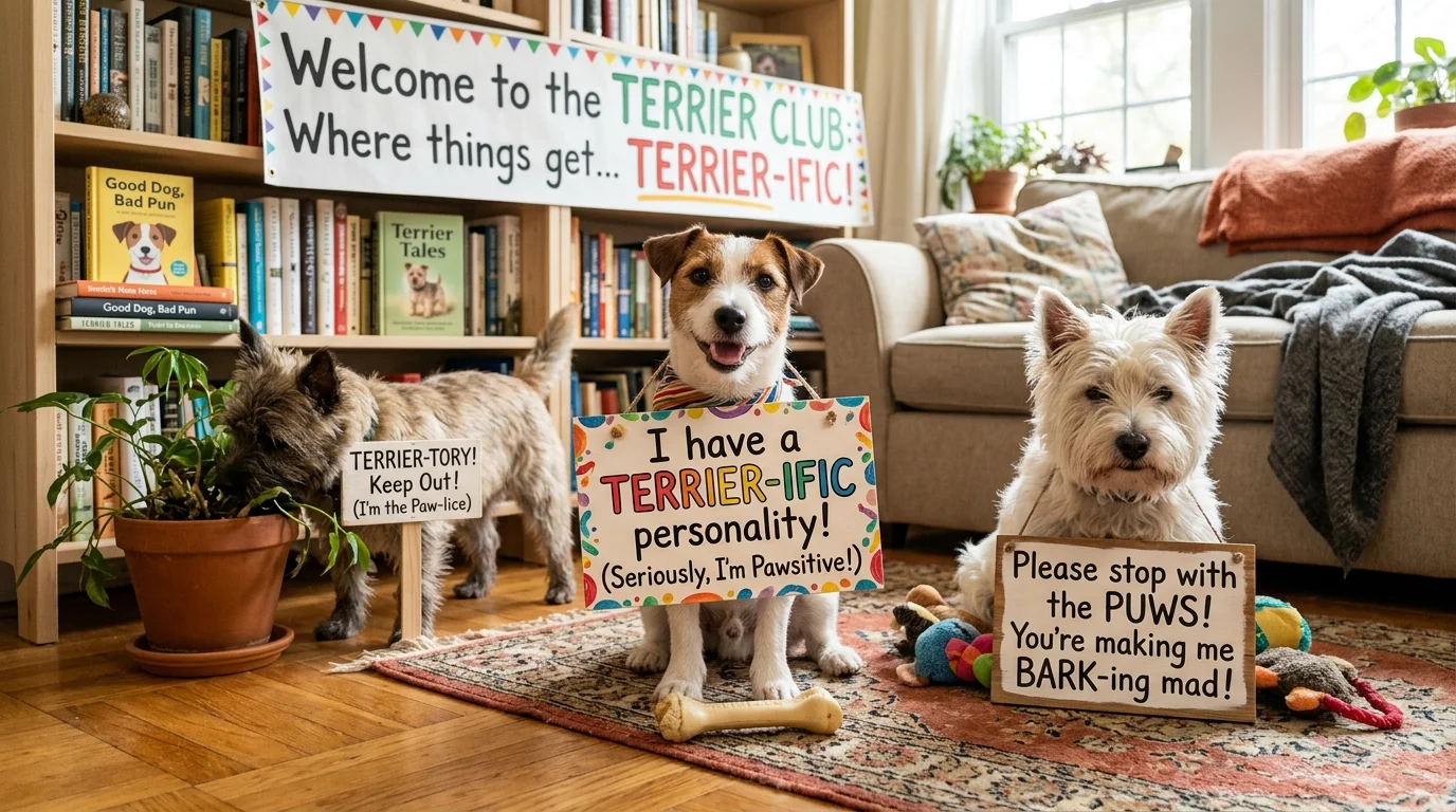 Savage Terrier Puns