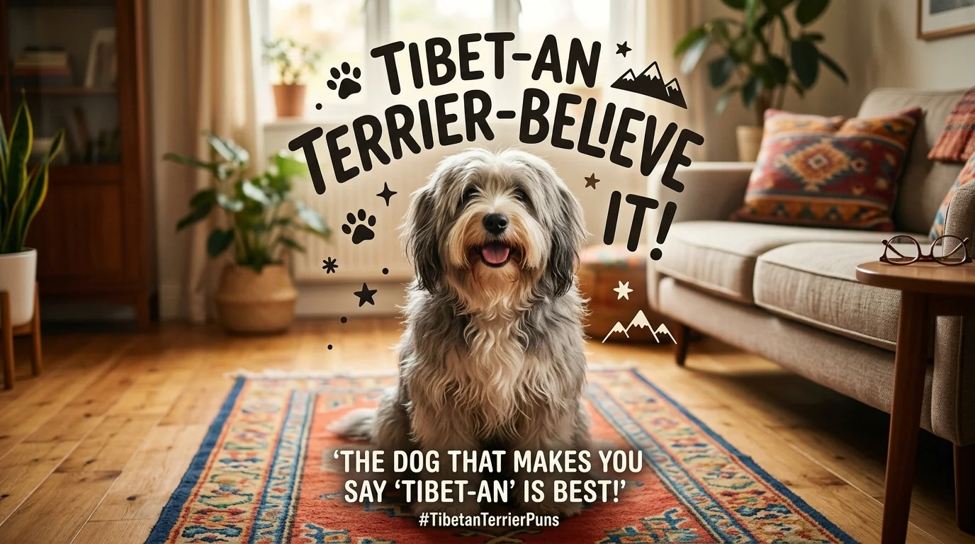 Savage Tibetan Terrier Puns